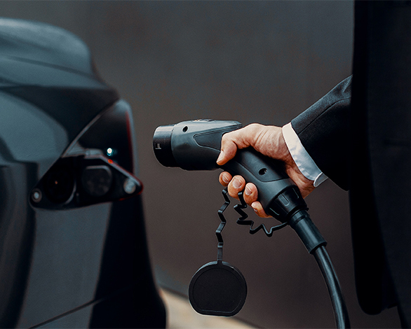 Smart EV charging app interface on smartphone - chargeMOD
